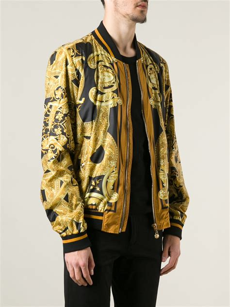 versace mens jacket|versace bomber jackets for men.